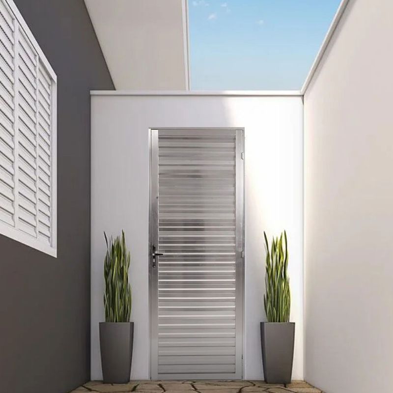 Porta-de-Aluminio-Natural-Veneziana-210x80cm-Lado-Esquerdo-Quality