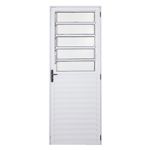 Porta-de-Aluminio-Branco-Basculante-Vidro-Liso-210x80cm-Lado-Direito-Quality