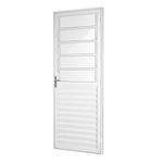 Porta-de-Aluminio-Branco-Basculante-Vidro-Liso-210x80cm-Lado-Direito-Quality