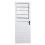 Porta-de-Aluminio-Branco-Basculante-Vidro-Liso-210x80cm-Lado-Esquerdo-Quality