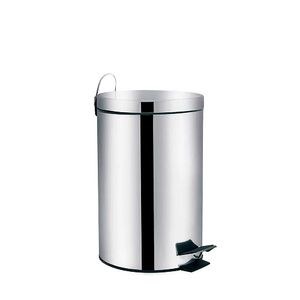 Lixeira 12L Inox Agata Mor