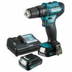 Parafusadeira-Furadeira-de-Impacto-a-Bateria-Makita-HP331DWYE-12-Volts