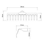 Ancinho-Curvo-12-Dentes-Tramontina-Aco-sem-Cabo