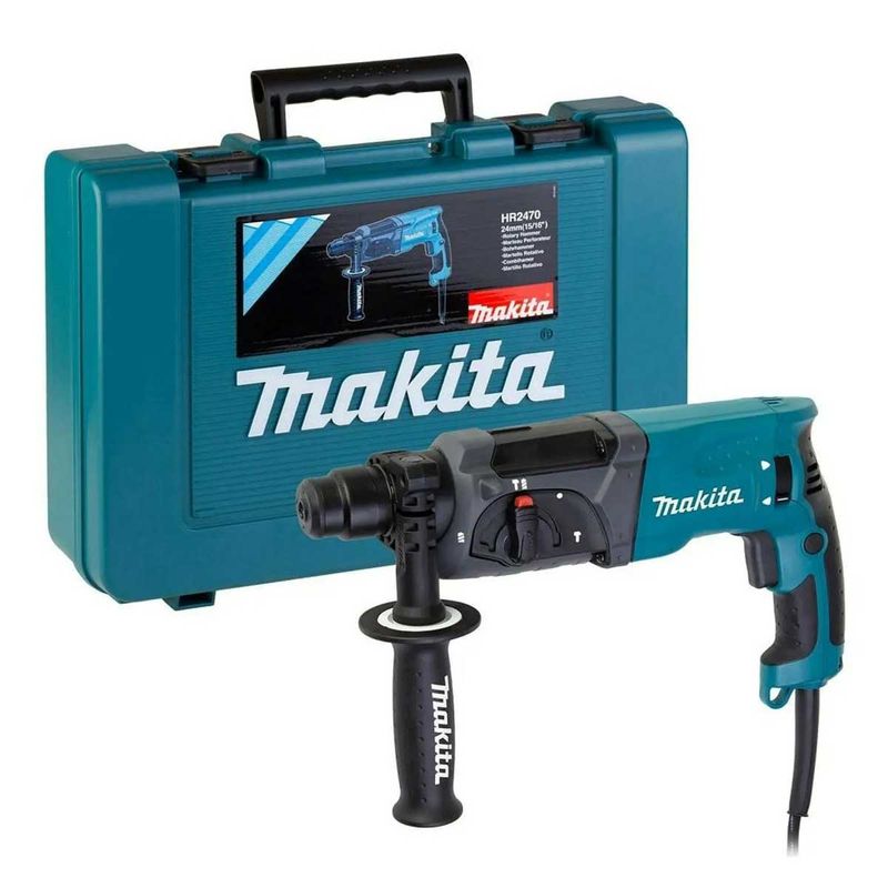 Martelete-Combinado-Rotativo-Rompedor-Makita-HR2470-SDS-Plus-800W-220V---Maleta
