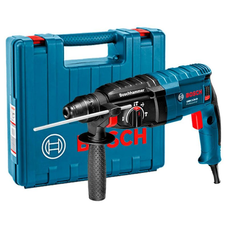 Martelete-Perfurador-Rompedor-GBH-220-720W-220V---Maleta---Acessorios