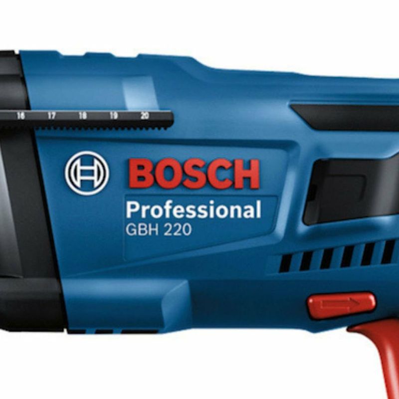 Martelete-Perfurador-Rompedor-GBH-220-720W-220V---Maleta---Acessorios