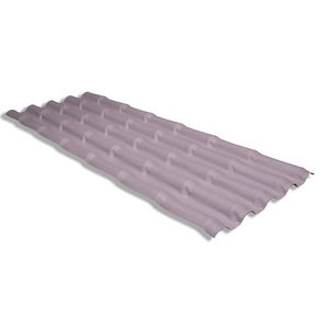 Telha Pvc Colonial Plan 2,41X0,88 Concreto Nortelit