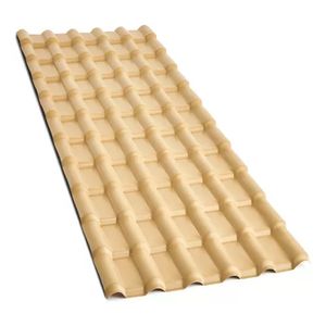 Telha Pvc Colonial Plan 2,42X0,88 Marfim Dvg Precon
