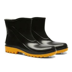 Bota PVC Cano Curto Acqua Flex Bracol N°35 CA37456 Preto/amarelo Sem Forro