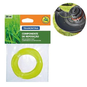 Fio Nylon Para Aparador de Grama Tramontina 1,8MM 20M