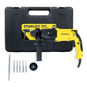 Martelete Rompedor Stanley 0800W 2,4J S-PLUS Com Maleta Acessórios SHR263KA