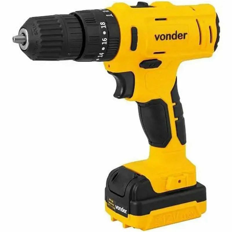 Parafusadeira-Furadeira-a-Bateria-PFV-120I-Vonder-12V---Carregador---Maleta---Acessorios
