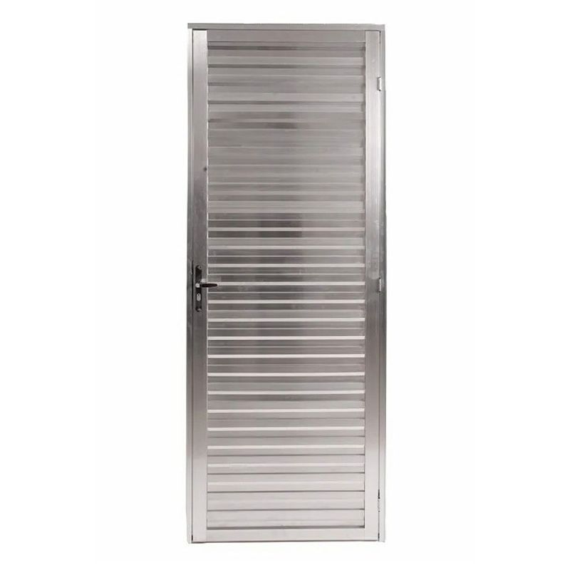 Porta-de-Aluminio-Natural-Veneziana-210x70cm-Lado-Direito-Quality