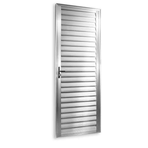 Porta-de-Aluminio-Natural-Veneziana-210x80cm-Lado-Direito-Quality