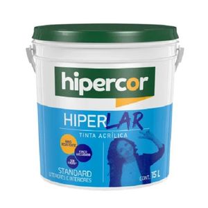 Tinta Acrilico Hiperlar Hipercor 15L Branco Gelo