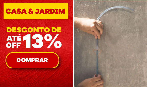 Oferta para produtos de casa e jardim na Apiguana